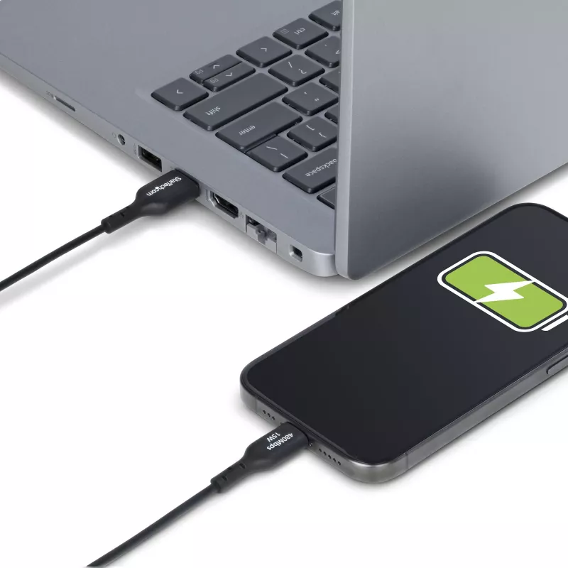 StarTech.com 3 m USB-A–USB-C laadimiskaabel, laadimine ja sünkroonimine, 3 A, USB 2.0, TPE ümbris – must USB-laadimisjuhe
