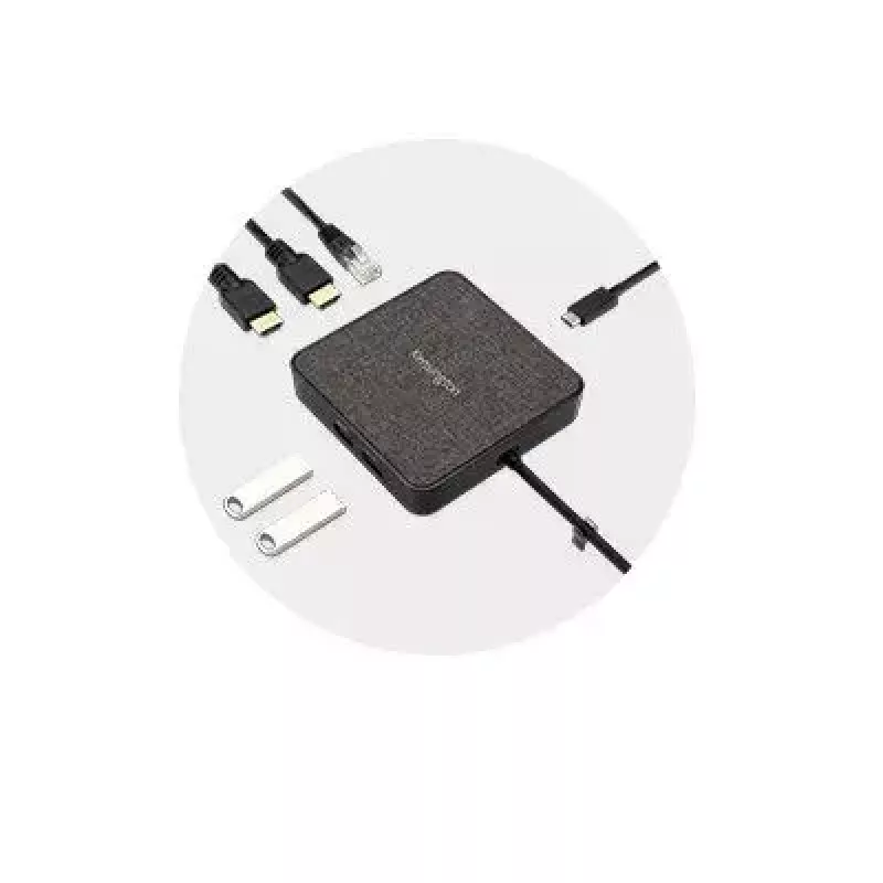 Kensington MD120U4 USB4 kaasaskantav dokkimisjaam, juhtmega USB4 100W 8K 144Hz