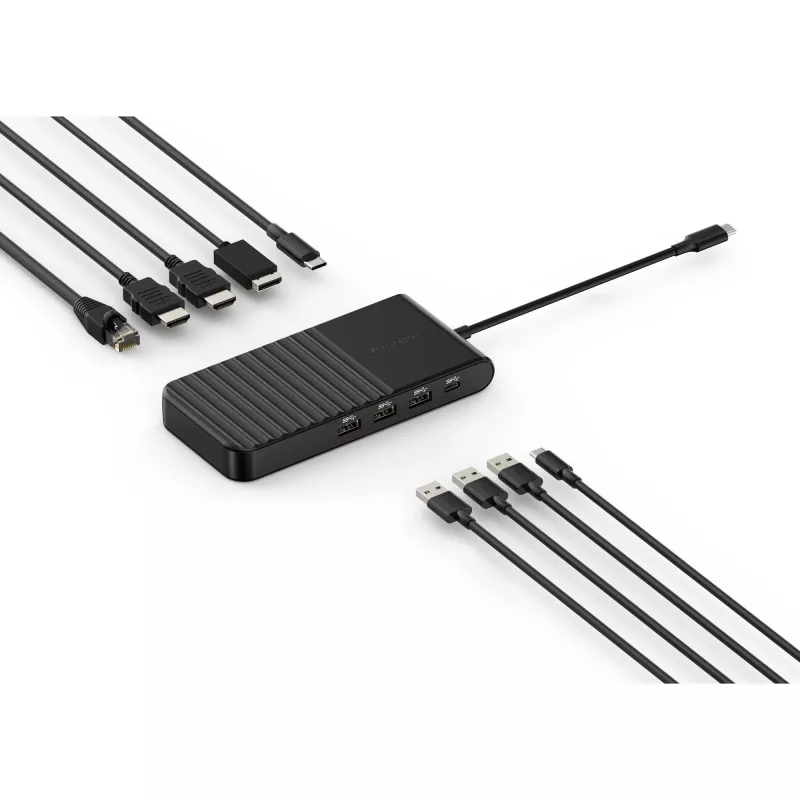 Dokkimisjaam Kensington UH1500P EQ USB-C 5Gbps Kolmekordne Video 4K