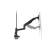 Monitor Arm Kensington SmartFit Premium Heavy Duty Clamp/Grommet 20 kg