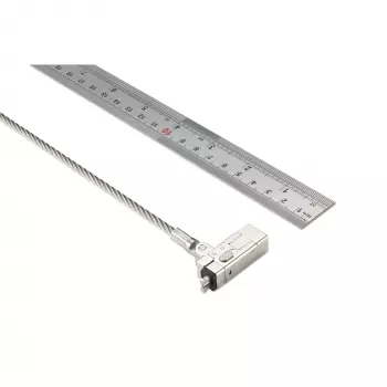 Kensington õhuke NanoSaver 2.0 EQ võtmega sülearvutilukk, 1,83 m, Kensington, võti, roostevaba teras, hõbedane