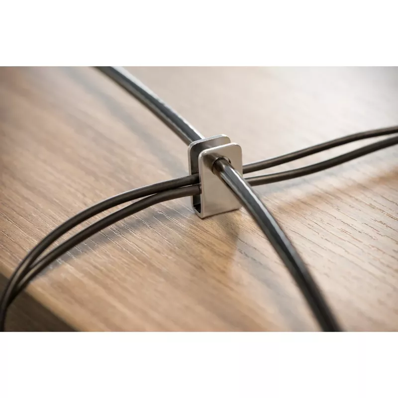 Kensington Desktop & Peripherals Locking Kit 2.0, 2,44 m, Kensington, Võti, Süsinikteras, Must, Hõbedane