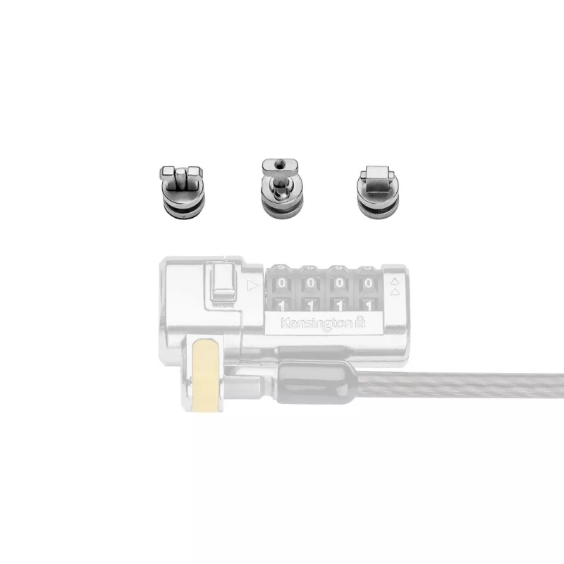 Kensington ClickSafe Universal Slots Security Anchors Kit, Anchor, roostevaba teras, 3 tk, 31 g, 115 mm, 85 mm