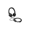 Kensington H1000 USB-C On-Ear-peakomplekt, juhtmega, kõned/muusika, 20–20000 Hz, 190 g, peakomplekt, must