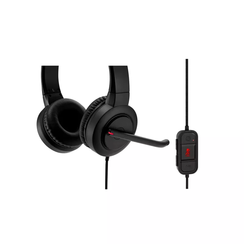 Kensington H1000 USB-C On-Ear-peakomplekt, juhtmega, kõned/muusika, 20–20000 Hz, 190 g, peakomplekt, must