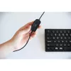 Kensington H1000 USB-C On-Ear-peakomplekt, juhtmega, kõned/muusika, 20–20000 Hz, 190 g, peakomplekt, must