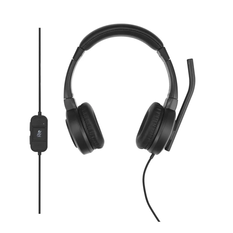 Kensington H1000 USB-C On-Ear-peakomplekt, juhtmega, kõned/muusika, 20–20000 Hz, 190 g, peakomplekt, must