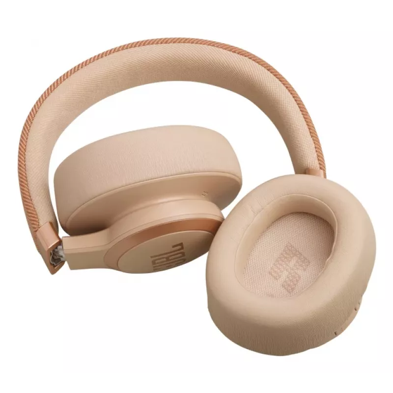 JBL Live 770NC Peakomplekt Juhtmevaba Peapael Kõned/Muusika Bluetooth Liivavärvi