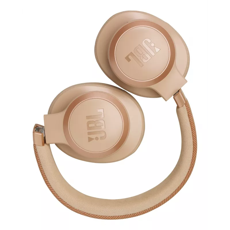 JBL Live 770NC Peakomplekt Juhtmevaba Peapael Kõned/Muusika Bluetooth Liivavärvi
