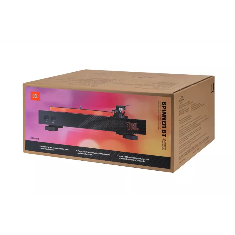 JBL Spinner BT rihmajamiga heliplaatimängija Must, Oranž