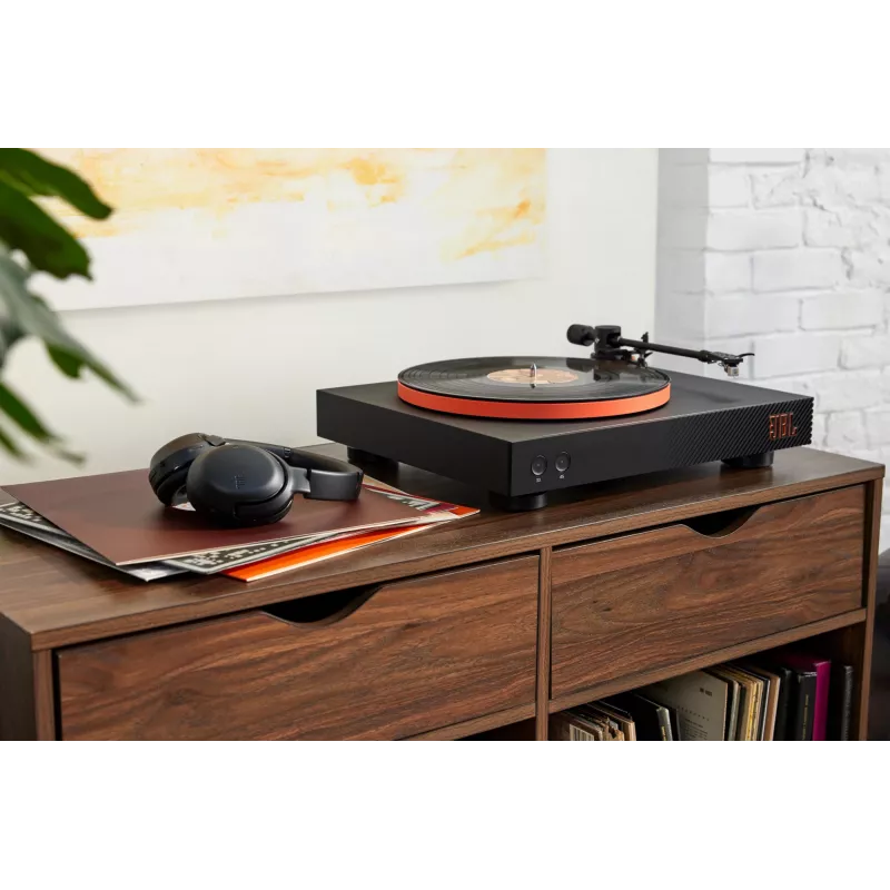 JBL Spinner BT rihmajamiga heliplaatimängija Must, Oranž