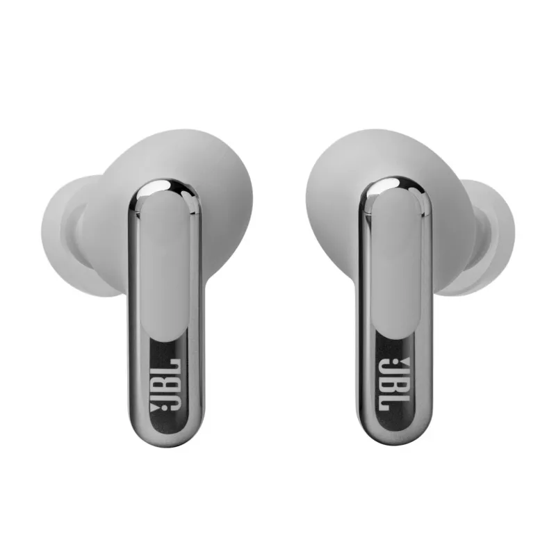 JBL Live Beam 3 peakomplekt Juhtmevaba Kõrvasisesed Kõned/muusika/sport/igapäevane Bluetooth Hõbedane
