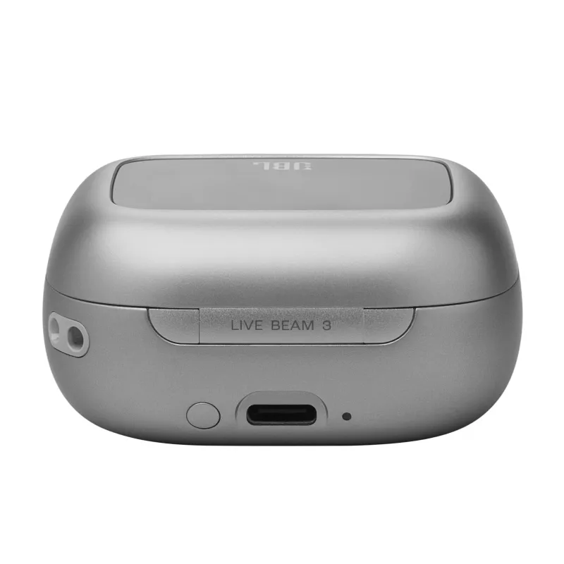 JBL Live Beam 3 peakomplekt Juhtmevaba Kõrvasisesed Kõned/muusika/sport/igapäevane Bluetooth Hõbedane