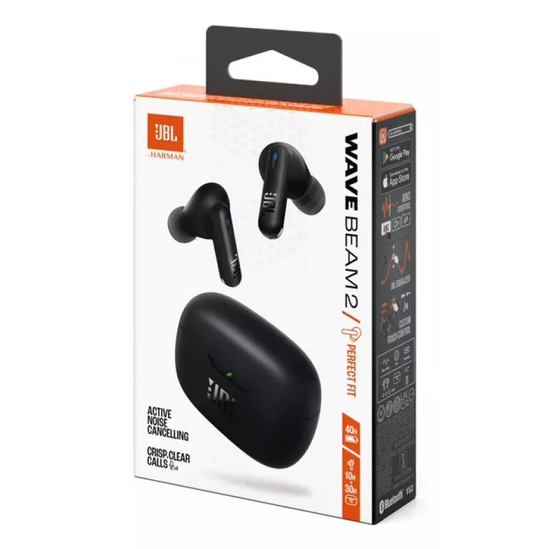 JBL Wave Beam 2 peakomplekt juhtmevaba kõrvasisene kõned/muusika Bluetooth must