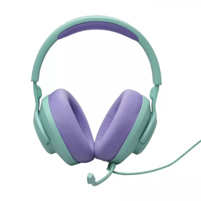 JBL Quantum 100M2 peakomplekt juhtmega peapaelaga mängimiseks tsüaan