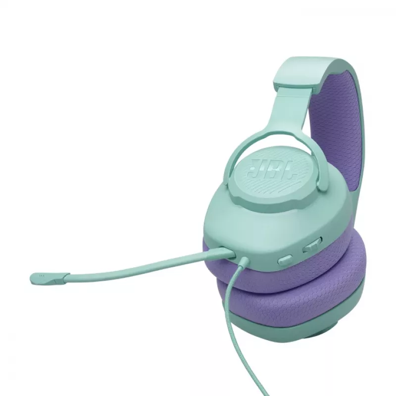 JBL Quantum 100M2 peakomplekt juhtmega peapaelaga mängimiseks tsüaan