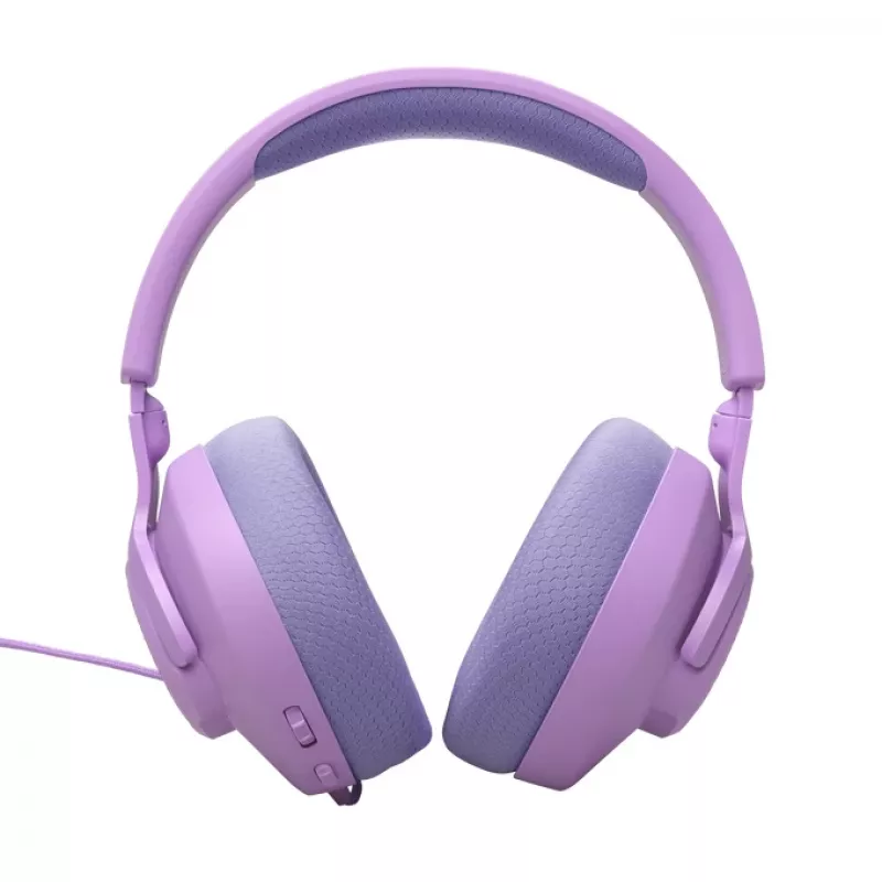 Juhtmega peapaelaga mängukõrvaklapid JBL Quantum 100M2 — ümberkõrvased, 20–20000 Hz, 1,2 m kaabel, lilla