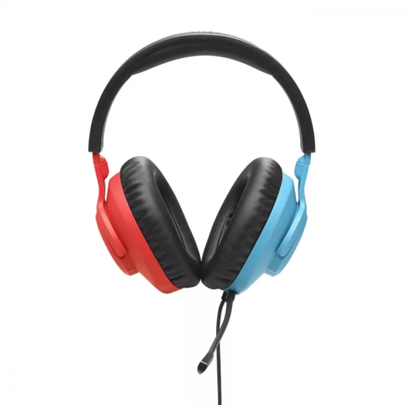 JBL Quantum 100N peakomplekt juhtmega peapaelaga mängimiseks sinine, punane