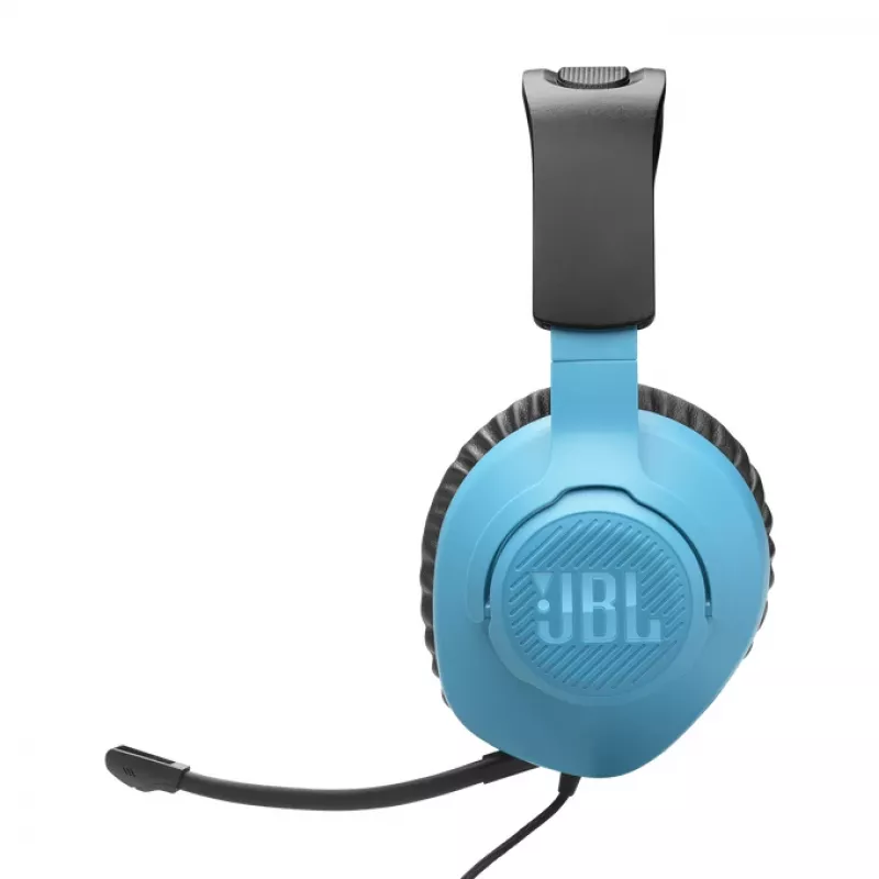 JBL Quantum 100N peakomplekt juhtmega peapaelaga mängimiseks sinine, punane