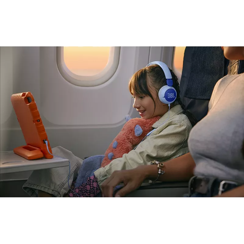 JBL Junior 320 peakomplekt juhtmega peakõrvaklapp kõned/muusika sinine