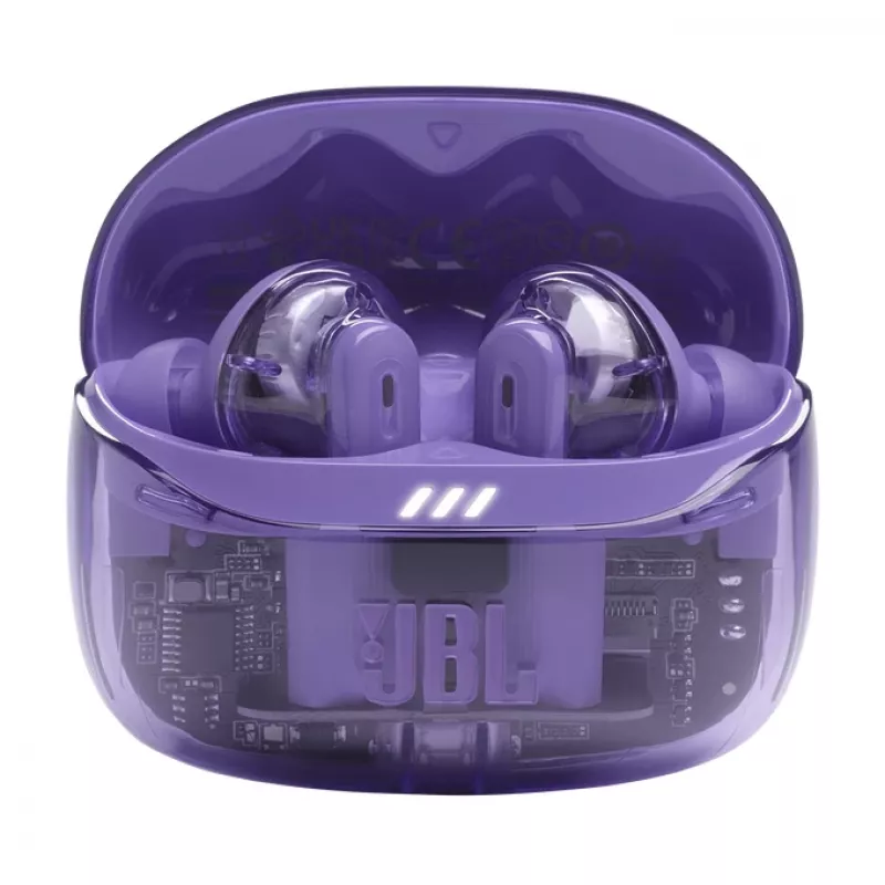 JBL Tune Beam 2 Ghost Edition peakomplekt Juhtmevaba Kõrvasisene Muusika/Igapäevane Bluetooth Lilla