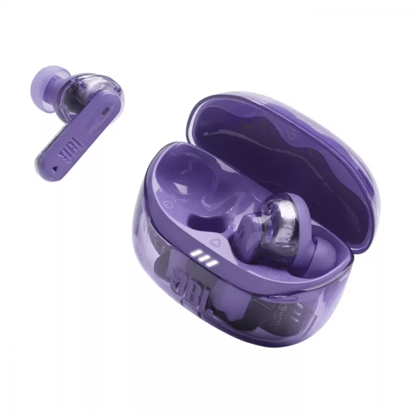 JBL Tune Beam 2 Ghost Edition peakomplekt Juhtmevaba Kõrvasisene Muusika/Igapäevane Bluetooth Lilla