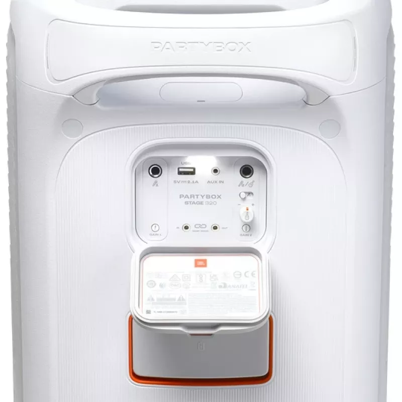 JBL PartyBox Stage 320 peokõlar valge 240 W