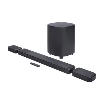 Soundbar JBL Bar 1000MK2 Must — 7.1.4 kanalit, 960 W koguvõimsus, Dolby Atmos/DTS:X, juhtmega ja juhtmevaba