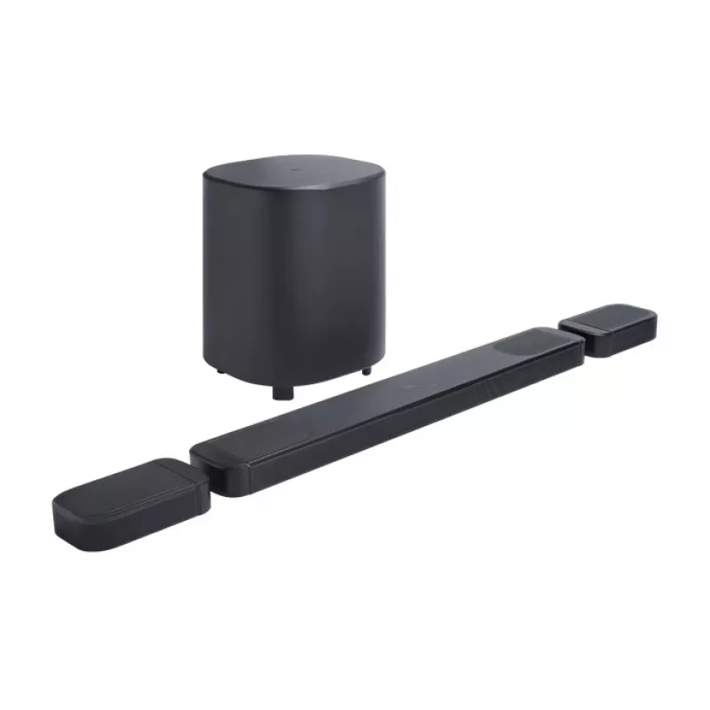 Soundbar JBL Bar 1000MK2 Must — 7.1.4 kanalit, 960 W koguvõimsus, Dolby Atmos/DTS:X, juhtmega ja juhtmevaba