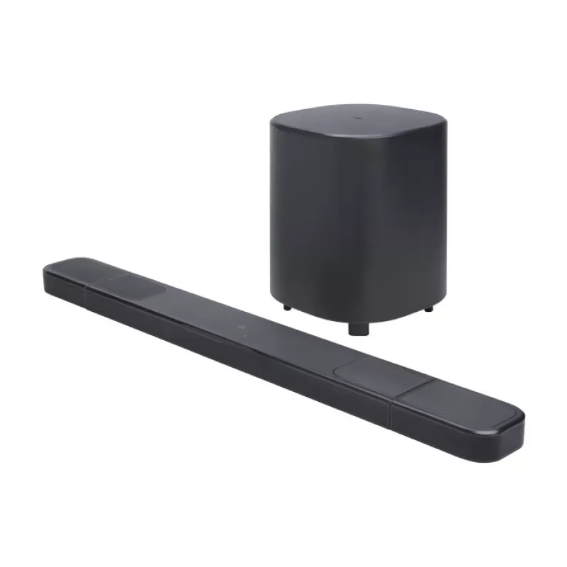 Soundbar JBL Bar 1000MK2 Must — 7.1.4 kanalit, 960 W koguvõimsus, Dolby Atmos/DTS:X, juhtmega ja juhtmevaba