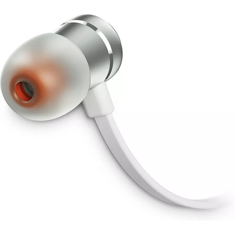JBL T290 peakomplekt juhtmega kõrvasisene kõned/muusika hõbedane