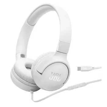 JBL Tune 520C USB-C Peakomplekt Juhtmega Peavõru Kõned/Muusika USB USB-C Valge