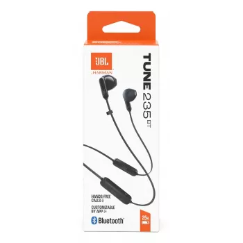 JBL Tune 235BT peakomplekt traadita kõrvasisene kõned/muusika Bluetooth must