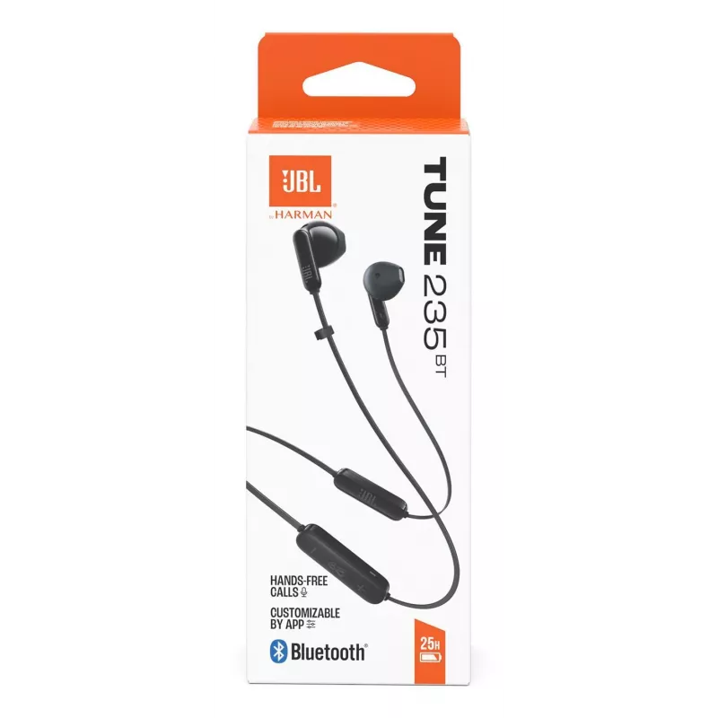 JBL Tune 235BT peakomplekt traadita kõrvasisene kõned/muusika Bluetooth must