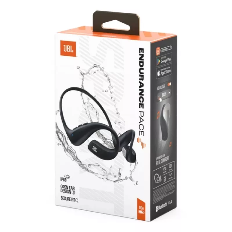 JBL Endurance Pace kõrvaklapid juhtmevabad avatud kõrvaga spordi Bluetooth must