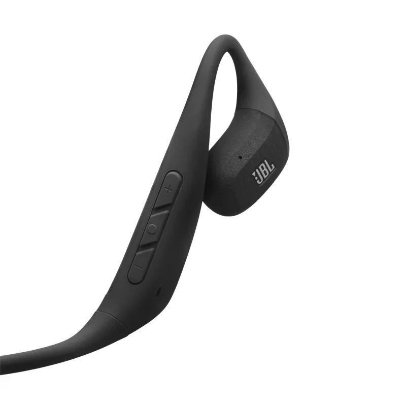 JBL Endurance Pace, traadita, avatud kõrvaklapid, spordi jaoks, USB USB-C, Bluetooth, must