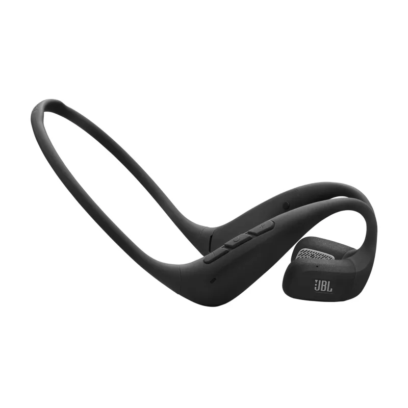 JBL Endurance Pace, traadita, avatud kõrvaklapid, spordi jaoks, USB USB-C, Bluetooth, must