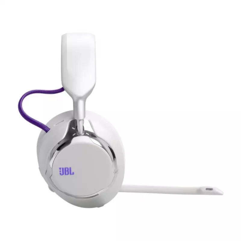 JBL Quantum 950 peakomplekt, juhtmevaba, peapael, mängimiseks, USB USB-C, Bluetooth, laadimisalus, oranž, hõbedane, valge