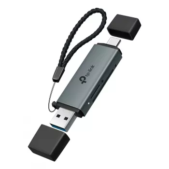 TP‑LINK UA430D kaardilugeja USB 3.1 — MicroSD/SD tugi, 200 Mbit/s, must, 75×22,9×9,3 mm