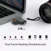 TP‑LINK UA430D kaardilugeja USB 3.1 — MicroSD/SD tugi, 200 Mbit/s, must, 75×22,9×9,3 mm