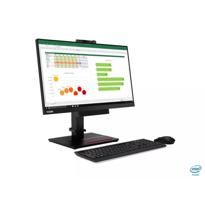 Lenovo ThinkCentre Tiny-In-One arvutimonitor 60,5 cm (23,8-tolline) 1920 x 1080 pikslit Full HD LED Must