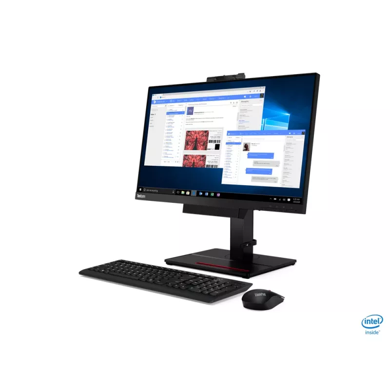 Lenovo ThinkCentre Tiny-In-One arvutimonitor 60,5 cm (23,8-tolline) 1920 x 1080 pikslit Full HD LED Must