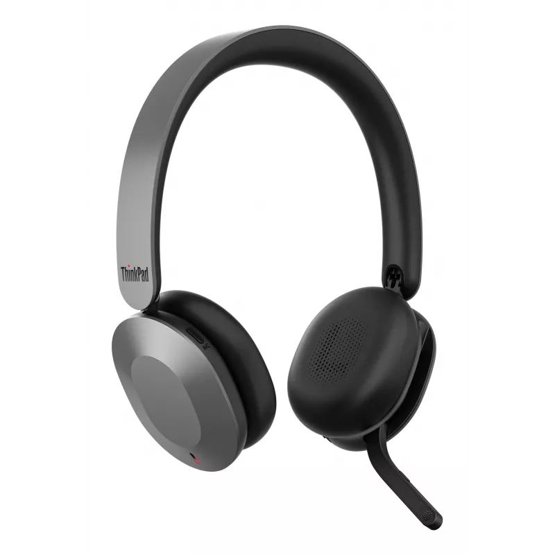 Lenovo 4XD1T60925 kõrvaklapid / peakomplekt Juhtmevaba Peavõru Kontor / kõnekeskus USB USB-C Bluetooth Hall