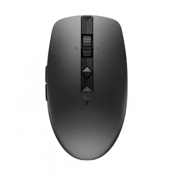 HP 715 laetav mitme seadmega hiir, mõlemakäeline, RF-juhtmevaba + Bluetooth, 3000 DPI, must