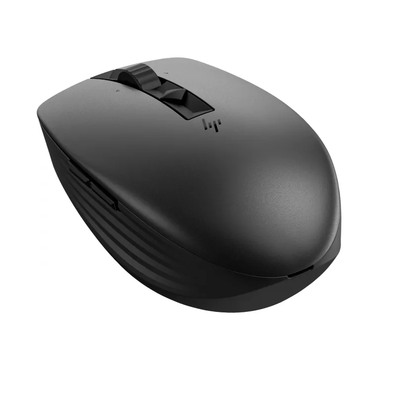 HP 715 laetav mitme seadmega hiir, mõlemakäeline, RF-juhtmevaba + Bluetooth, 3000 DPI, must