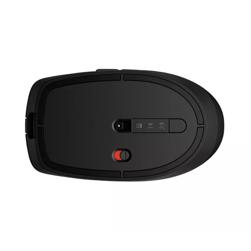 HP 715 laetav mitme seadmega hiir, mõlemakäeline, RF-juhtmevaba + Bluetooth, 3000 DPI, must