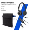 Wired Stereo Headset HP POLY Mission 625 koos USB (C01C6AA)