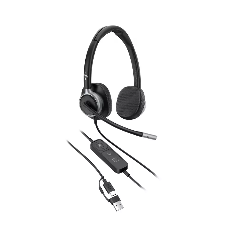Wired Stereo Headset HP POLY Mission 625 koos USB (C01C6AA)