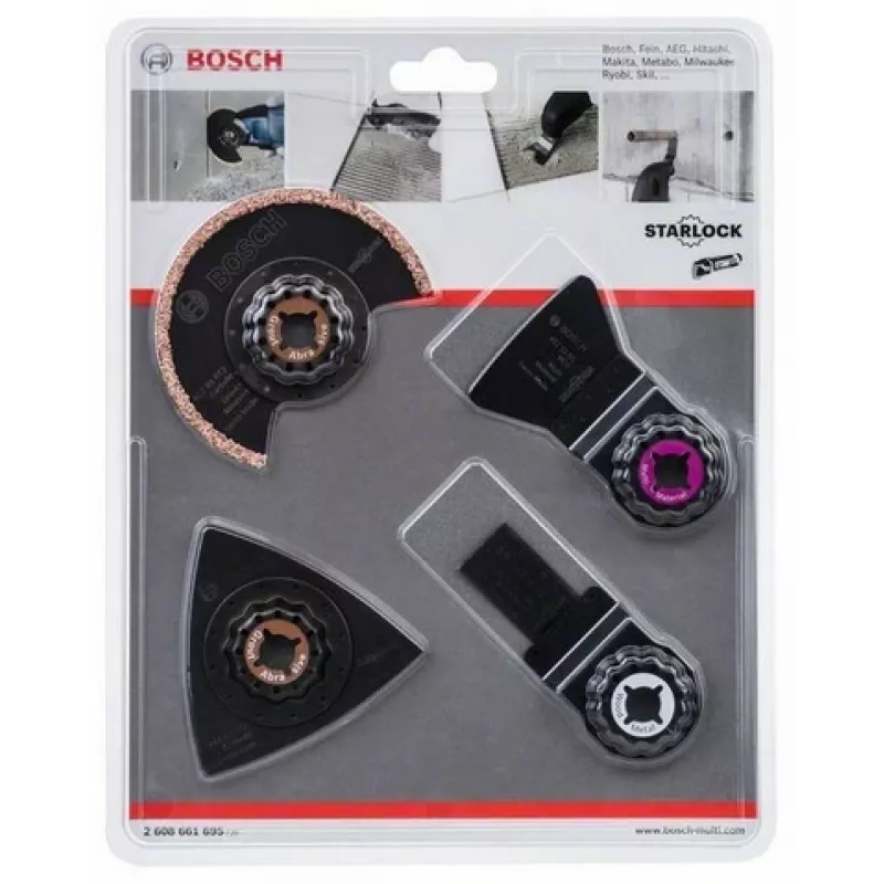 Bosch 2 608 661 695 multifunktsionaalse tööriista lisaseadmete terade komplekt