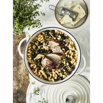 Tefal malmist serveerimispann LOV E25972, ümmargune 3,8 L, 28 cm, beež